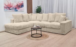 Colțar MAKEMO cu otoman 293x230cm (OTMG+160A)