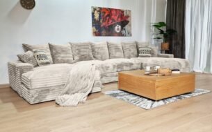 Colțar MAKEMO în formă U 424x175x175cm (LCAL+160ZA+LCAR)