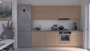 Bucătărie Maria Rame MDF Cappuccino Soft 2,6m HC