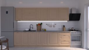 Bucătărie Maria Chenar MDF Cappuccino Soft 3,0m C0