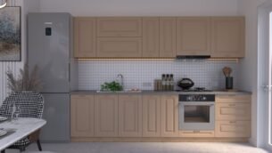 Bucătărie Maria Rame MDF Cappuccino Soft 3,0m HC