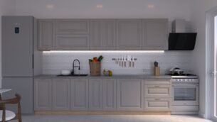 Bucătărie Maria Chenar MDF Cappuccino Fibră 3,0m C0