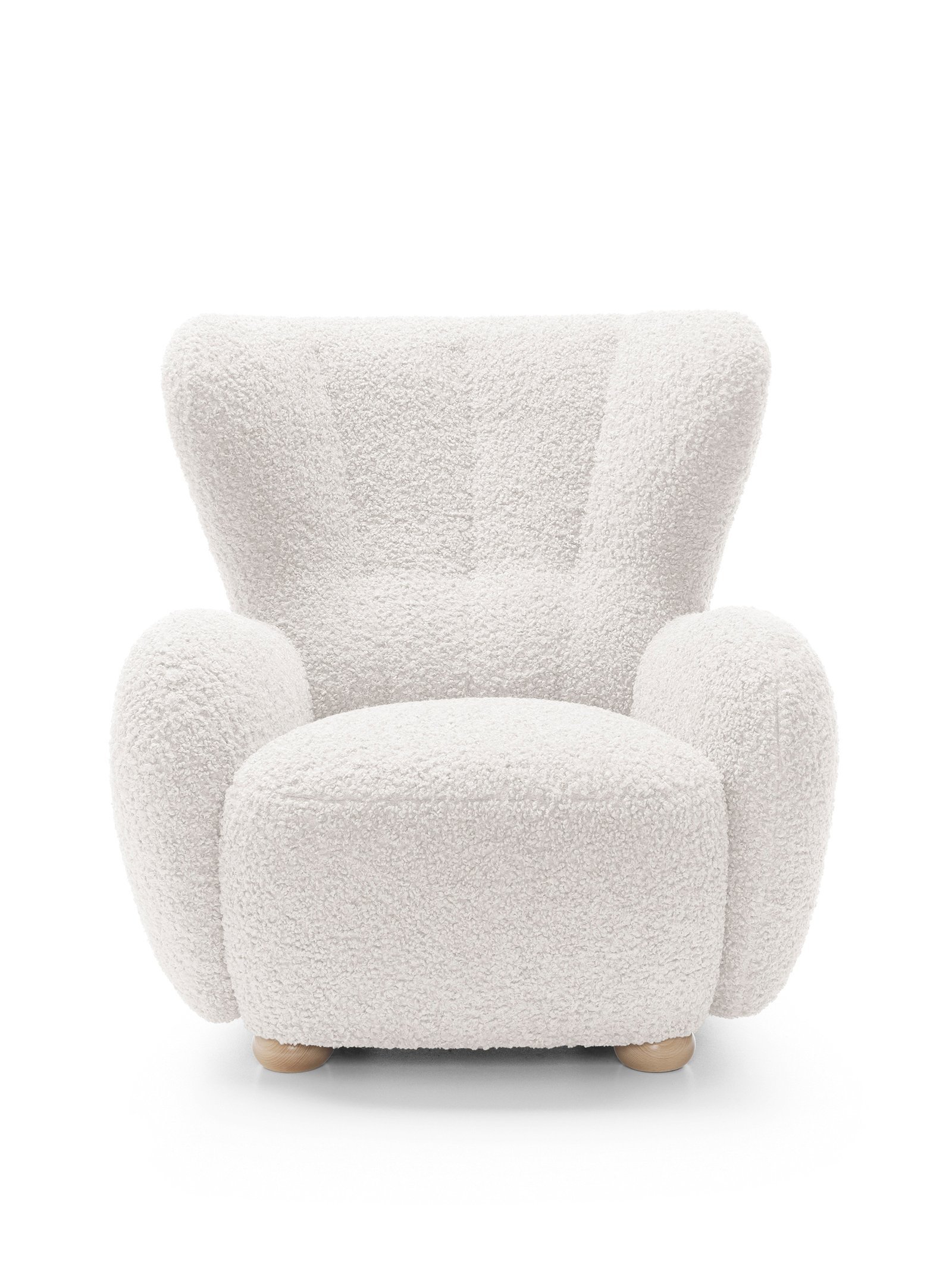 Ciro_Rolf_4_142542.jpg Fotoliu CIRO, stofa boucle, culoare alb, 88×100×91 cm - imagine 1