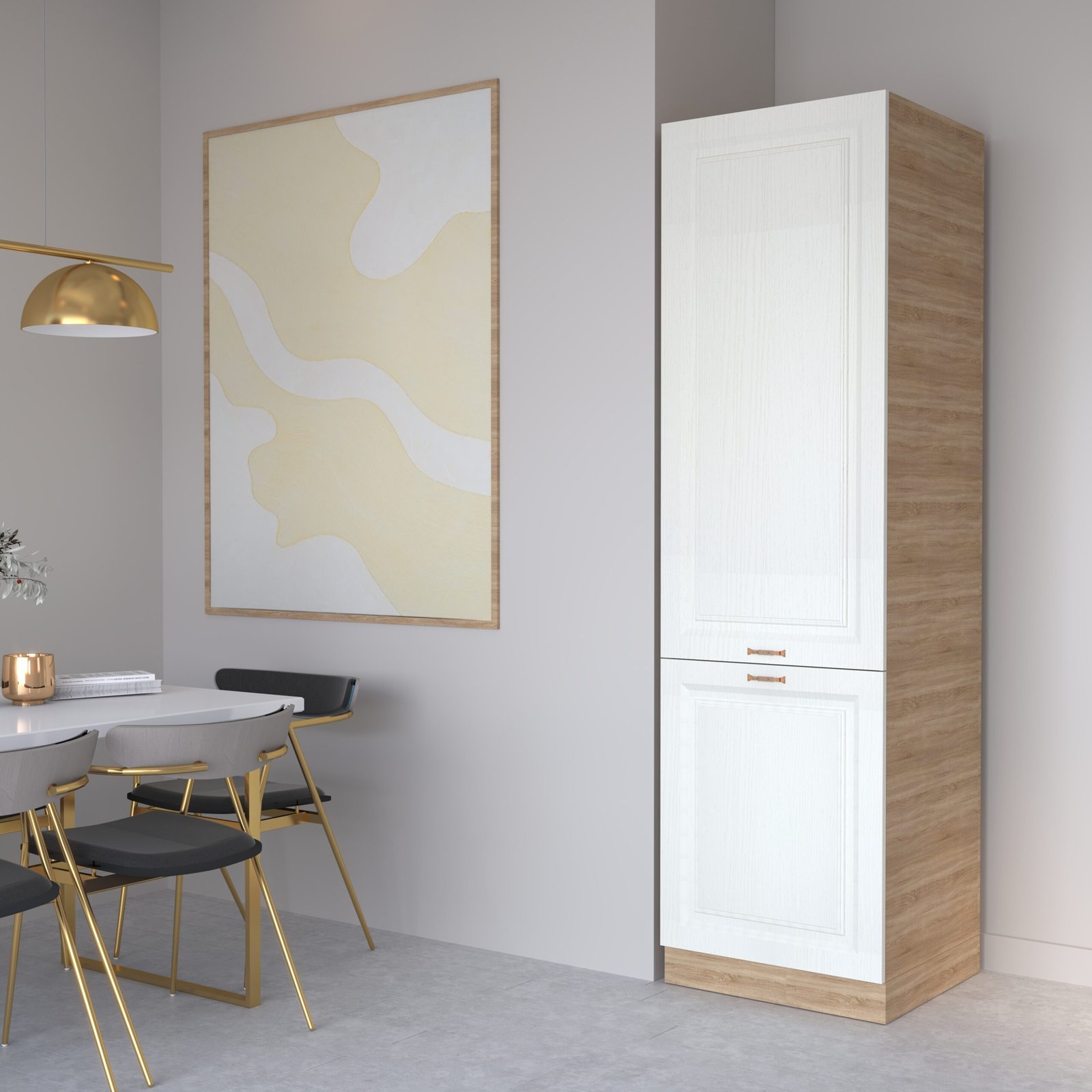 Corp-modular-M52-scaled-1.jpg Corp M50 Turn cu rafturi – Colecția Maria - imagine 1