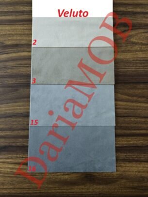 Pat tapițat ADALINE 160x200, material catifea, somieră metalică rabatabilă, spațiu depozitare, seria MODERN - imagine 3