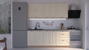 Bucătărie Maria Chenar MDF Vanilie Soft 2,0m C0