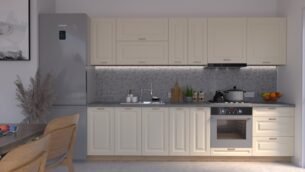 Bucătărie Maria Chenar MDF Vanilie Soft 3,0m HC