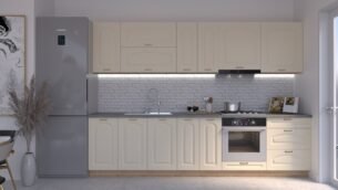 Bucătărie Maria Clasic NEW MDF Vanilie Soft 3,0m HC