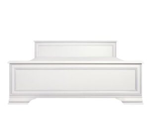 Pat stil clasic provensal, MDF, Alb, ELORA, 160x200 cm