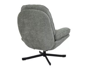Fotoliu rotativ HARPER, stofa gri - Tap 238, 77x83x101 cm - imagine 2