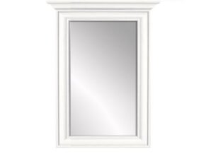 Oglinda stil clasic provensal, Alb, ELORA, 50 cm