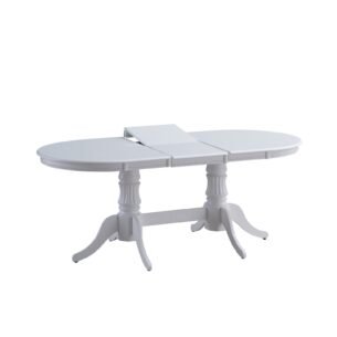 Masa extensibila NICE, lemn + MDF, 150-190x90x76 cm, alb - imagine 3