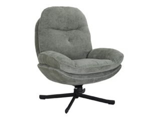 Fotoliu rotativ HARPER, stofa gri - Tap 238, 77x83x101 cm