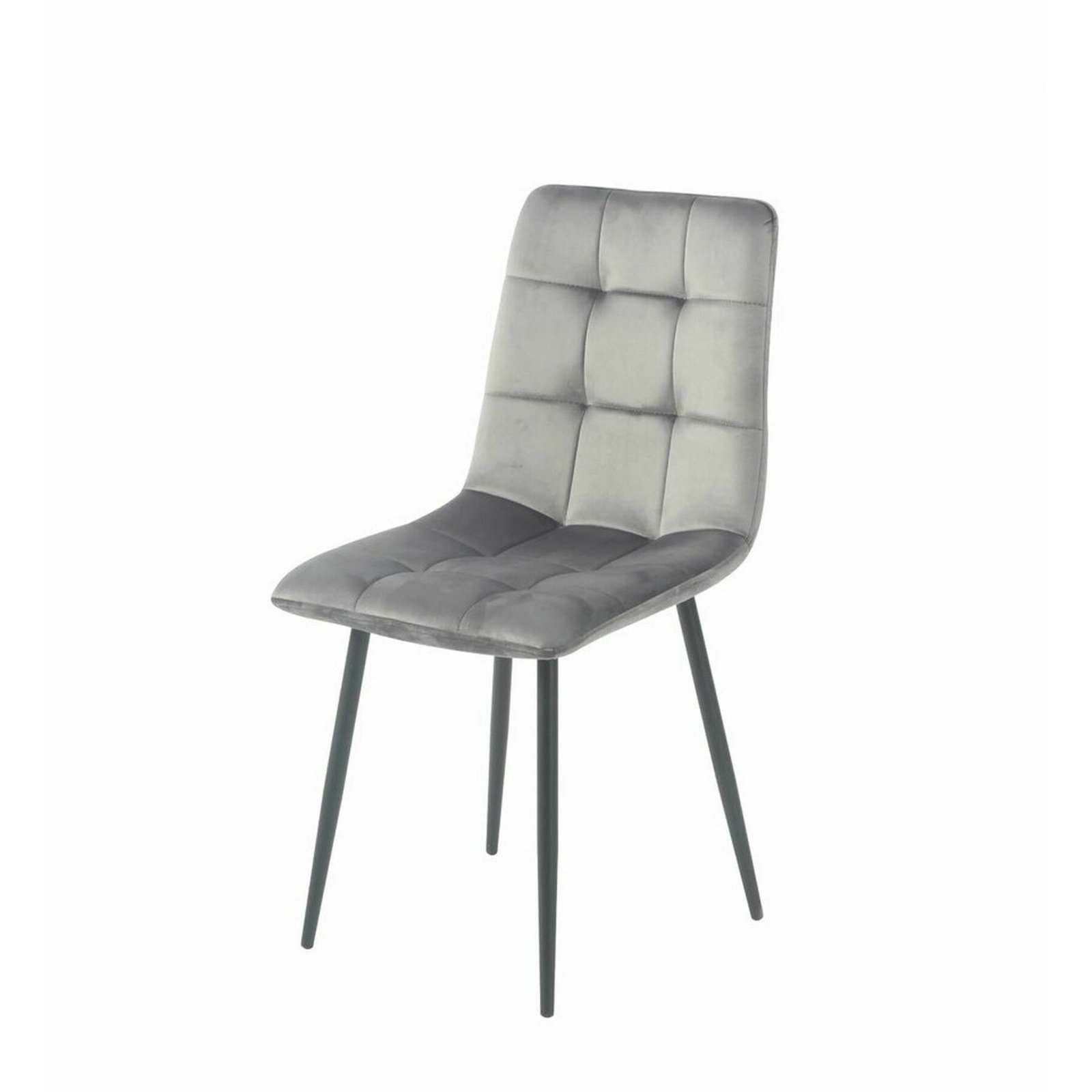 scaun_madison_gri.jpeg Scaun MADISON Gri, catifea - imagine 1