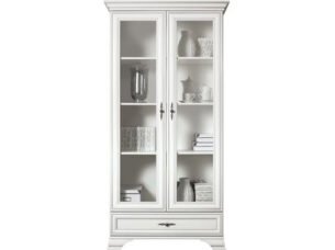 Set living stil clasic provensal, Varianta 3, Alb, ELORA, 295 cm - imagine 3