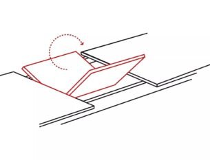 Masa extensibila dining CORTEZ, gri cu efect de marmura/gri antracit, 160/210x90x76 cm - imagine 8