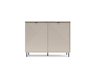 Comoda eleganta, 2 usi, MDF, Casmir & Stejar, ESTERA, 125 cm - imagine 3