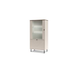 Vitrina semi-inalta eleganta, MDF, Casmir & Stejar, ESTERA, 65 cm