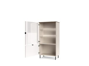 Vitrina semi-inalta eleganta, MDF, Casmir & Stejar, ESTERA, 65 cm - imagine 3