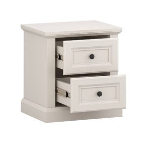 Noptiera eleganta, 2 sertare, MDF, Casmir, VALNERA, 48 cm - imagine 2