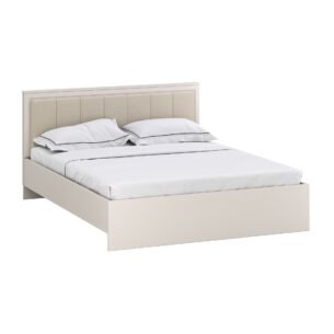 Pat tapitat elegant, somiera rabatabila si lada de depozitare, MDF, Casmir, VALNERA, 160x200 cm