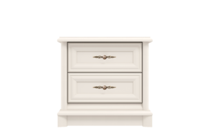 Noptiera eleganta cu sertare, MDF, Casmir, CARLA, 57 cm
