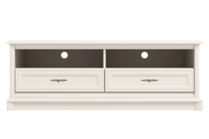 Comoda TV eleganta, 2 sertare si polite, MDF, Casmir, CARLA, 150 cm