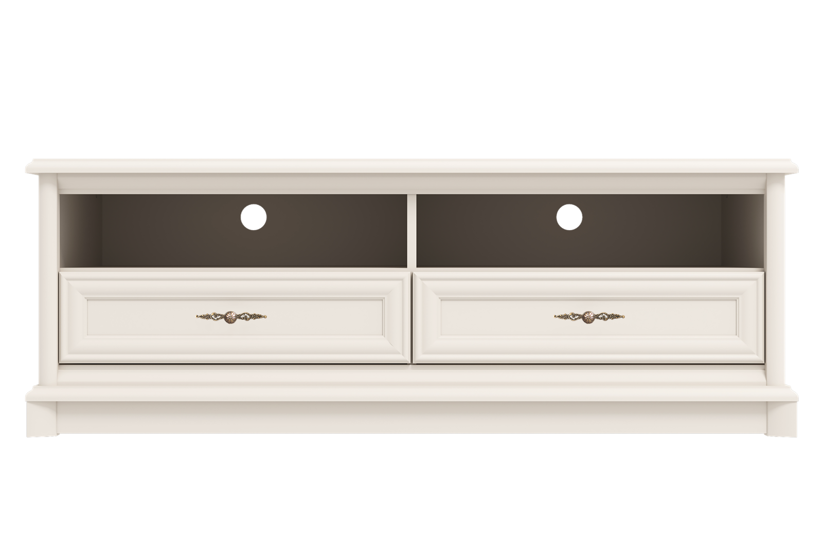 тумба ртв 150 Comoda TV eleganta, 2 sertare si polite, MDF, Casmir, CARLA, 150 cm - imagine 1