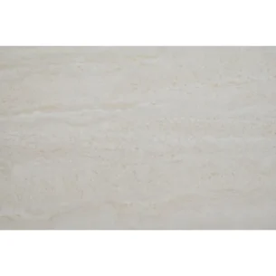 Masa extensibila Dalia, bej cu efect de piatra travertin/negru, ceramica/metal, 120-150x85x76 cm - imagine 6